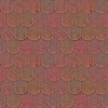 Realistic Rendering of Traditional Clay Tiles Seamless Pattern