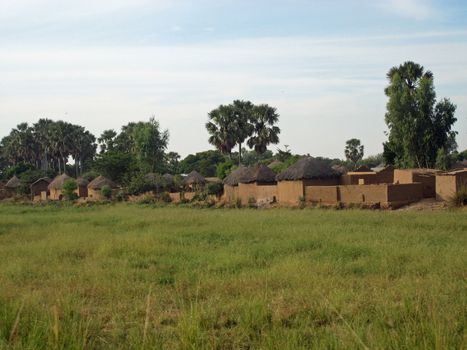 traditional village in north Cameroon