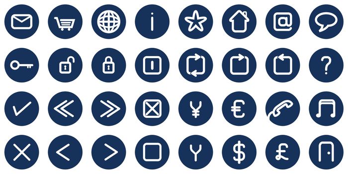 Internet/Online Applications Icon Set/Buttons