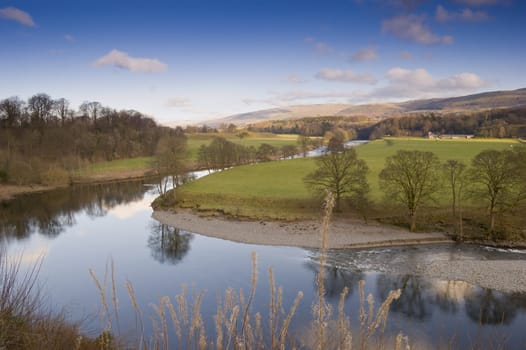 Lune Valley in the Yorkshire Dales National Park England