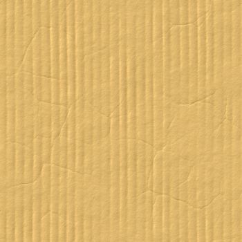 A corrugated cardboard texture with creases and wrinkles in certain spots.