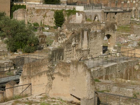 Rome - Trajan's forum and market: a complex of ancient architecture with XV Century additions