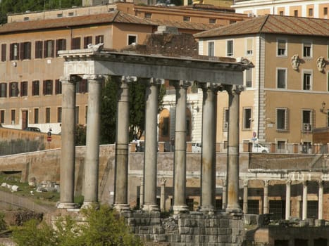 Rome - Trajan's forum and market: a complex of ancient architecture with XV Century additions