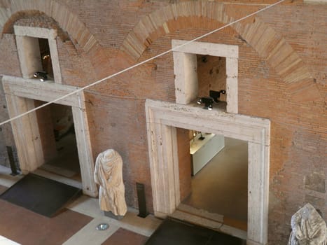 Rome - Trajan's forum and market: a complex of ancient architecture with XV Century additions
