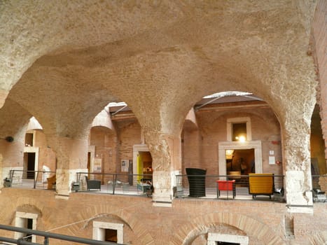 Rome - Trajan's forum and market: a complex of ancient architecture with XV Century additions
