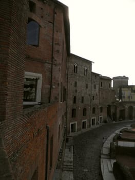 Rome - Trajan's forum and market: a complex of ancient architecture with XV Century additions