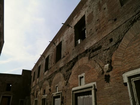 Rome - Trajan's forum and market: a complex of ancient architecture with XV Century additions