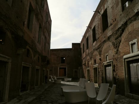 Rome - Trajan's forum and market: a complex of ancient architecture with XV Century additions