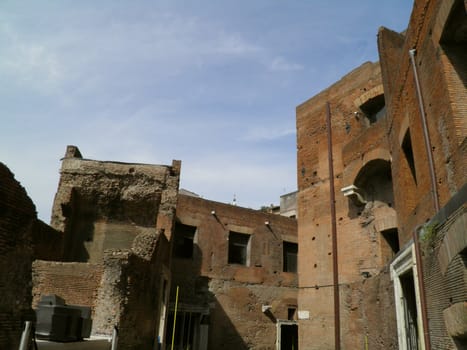 Rome - Trajan's forum and market: a complex of ancient architecture with XV Century additions
