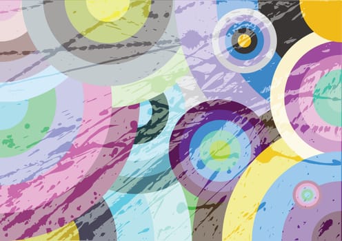 Multicolored circles