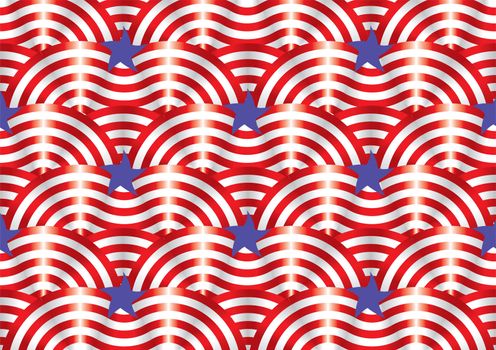 Designed using elements of the American flag