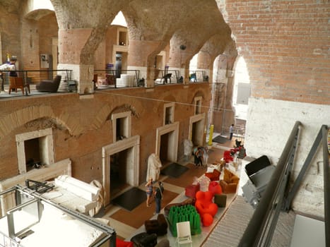 Rome - Trajan's forum and market: a complex of ancient architecture with XV Century additions