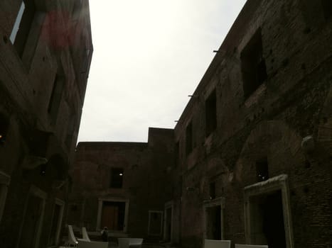 Rome - Trajan's forum and market: a complex of ancient architecture with XV Century additions