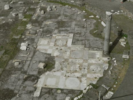 Rome - Trajan's forum and market: a complex of ancient architecture with XV Century additions