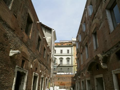 Rome - Trajan's forum and market: a complex of ancient architecture with XV Century additions