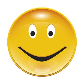 An image of nice yellow smiley button