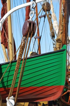 Life Boat on deck