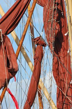 thames barge rigging