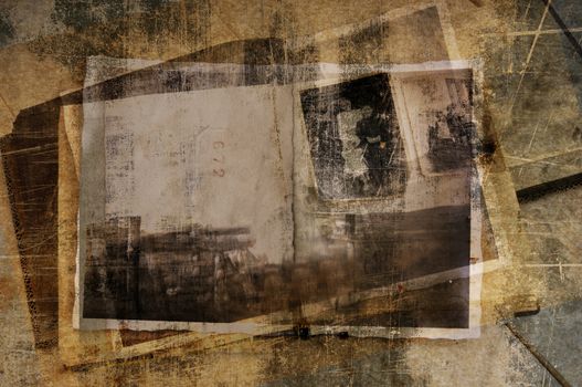 Grungy photo background