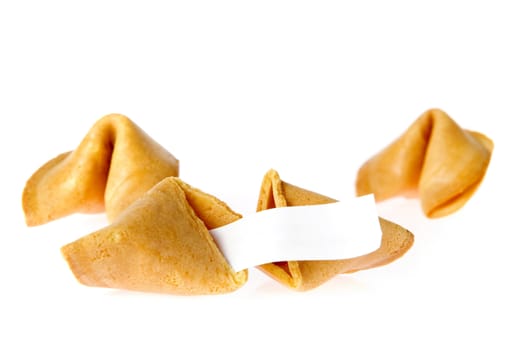 a lot of fortune cookies with a message