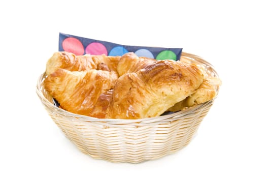 croissants in a basket