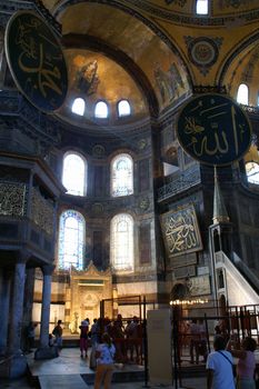 Hagia Sophia in Istanbul, Turkey. Built between 532-537 AD