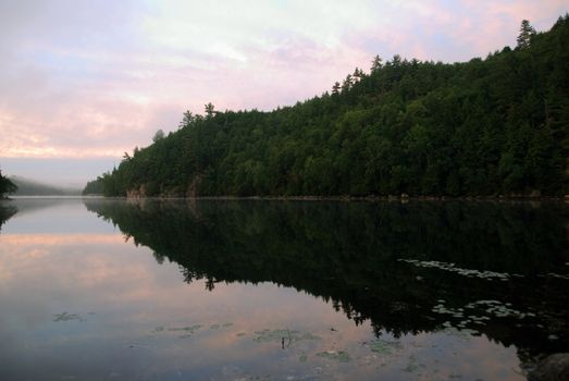 Picture of a typical beautiful North American landscape