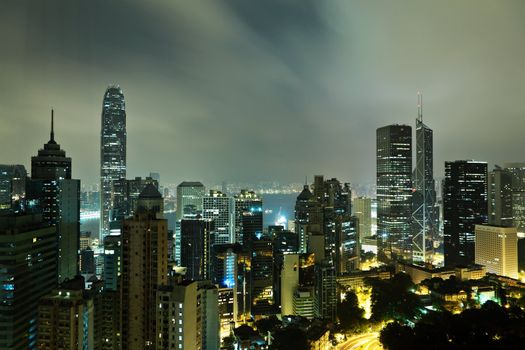 Hong Kong at mid night
