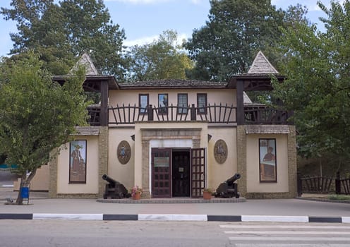 Building a museum of history, Krasnodar Region, Russia.