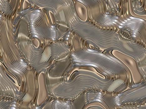 metallic  panels texture of waves