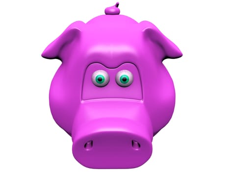 the  pink pig piggy bank