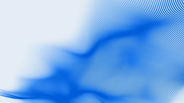 Abstract blue science background design in blue