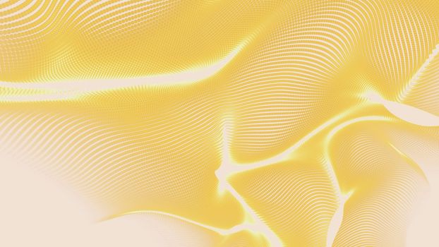 Abstract yellow science background design in yellow