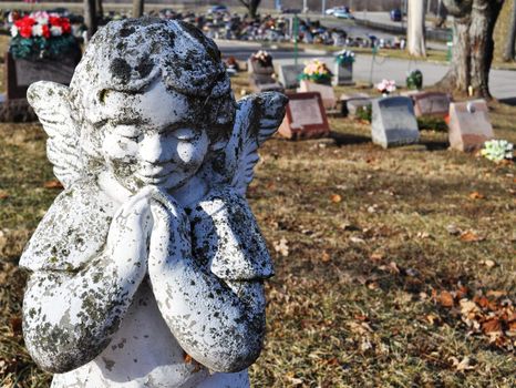 Gravesite - Angel - background