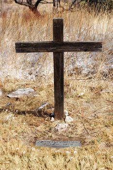 Lincoln New Mexico Historic Grave - John Tunstall