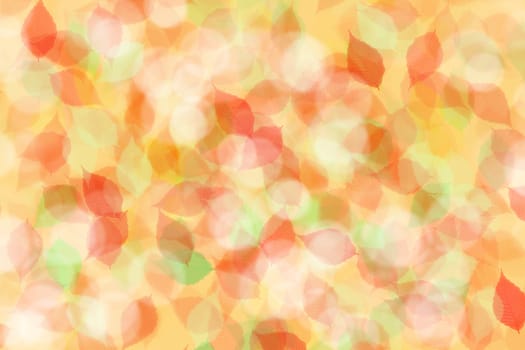 Beautiful and colorful abstract leaves background