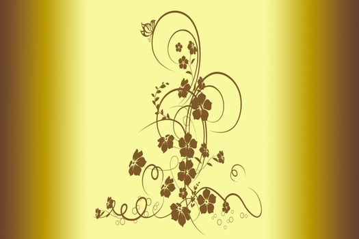 Beautiful abstract floral background
