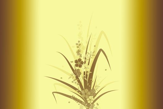 Beautiful abstract floral background