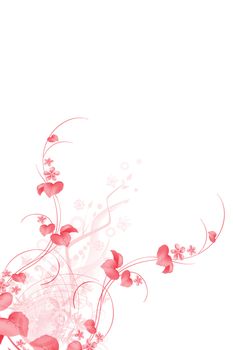 Beautiful abstract background of pink floral 