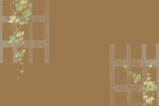 Modern abstract background of leaves 