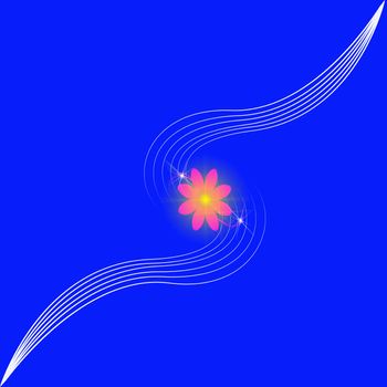 Beautiful abstract floral background