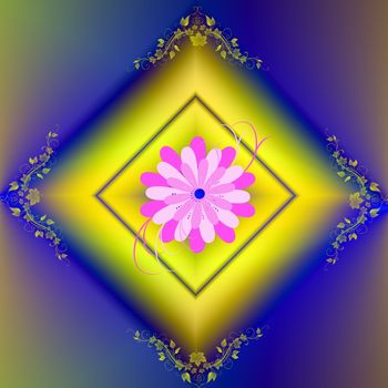 Beautiful abstract floral background