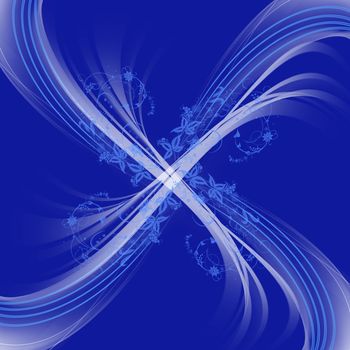 Modern abstract background of blue 