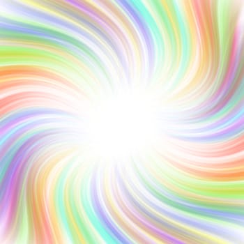Colorful and beautiful rainbow swirl background 