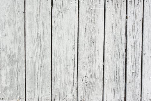 A background of weathered white painted wood