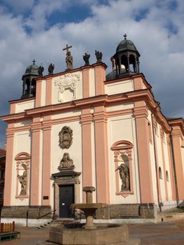 Church of St. Cross in Decin