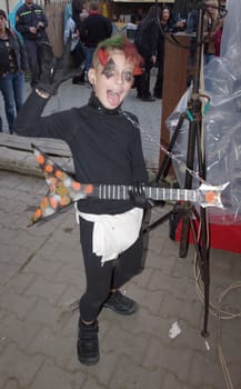 little devill rocker in rock concert