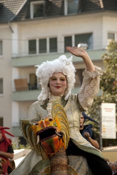 Day of German Unity,  festive parade, photo taken in Bonn on the 3 of October 2011