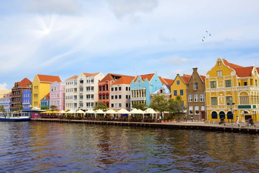 The Punda side of Willemstad city, Curacao