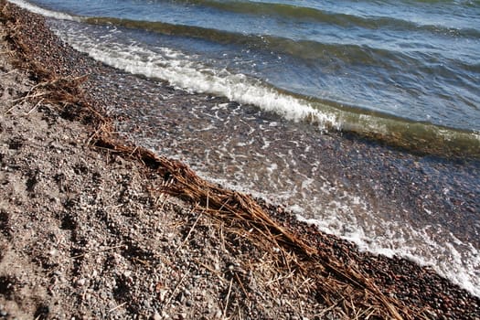 Waves at beach